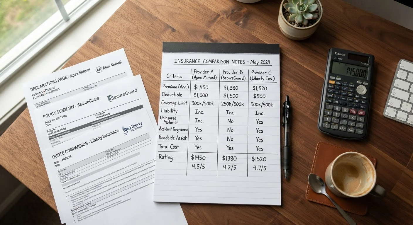 Comparing Insurance Quotes: What the Numbers Do and Don't Tell You