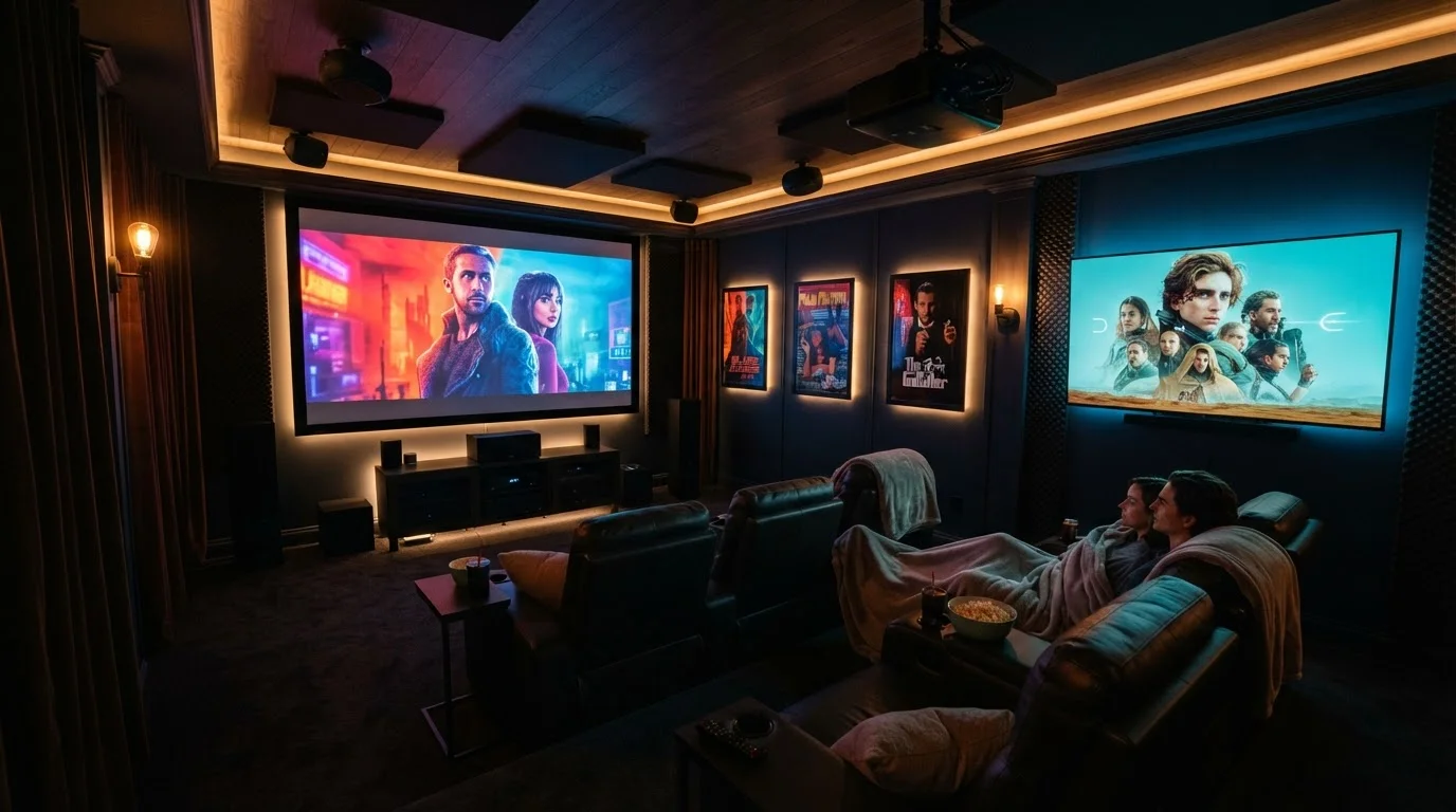 Comparing Projectors and TVs for Home Viewing: Screen Size, Brightness, and Room Setup