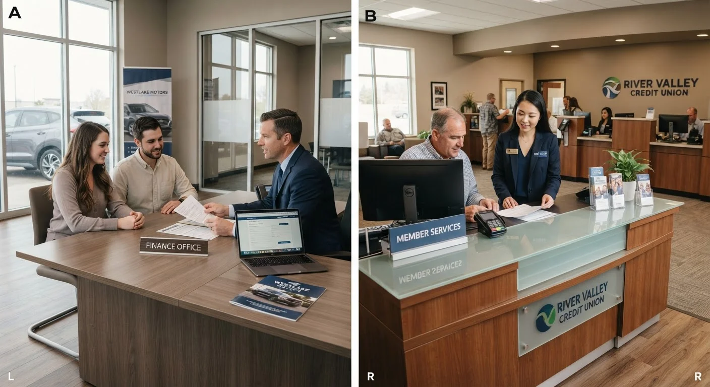 Dealer Financing vs. Bank or Credit Union Loans: Weighing Your Options