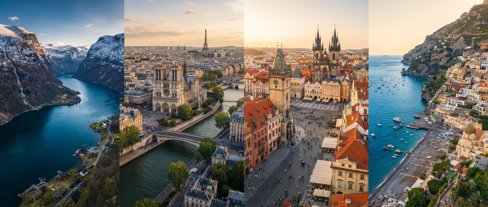 Europe on a First Trip: How to Choose Between Major Regions