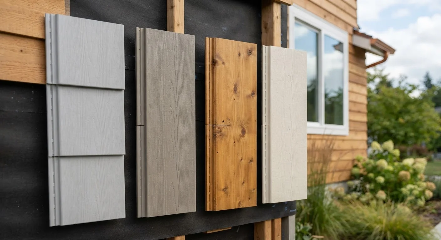 Exterior Siding Materials: Vinyl, Fiber Cement, Wood, and Engineered Wood