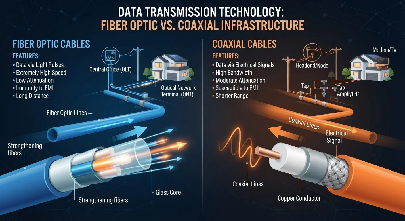 Fiber vs. Cable Internet: Speed, Reliability, and Availability Differences Explained