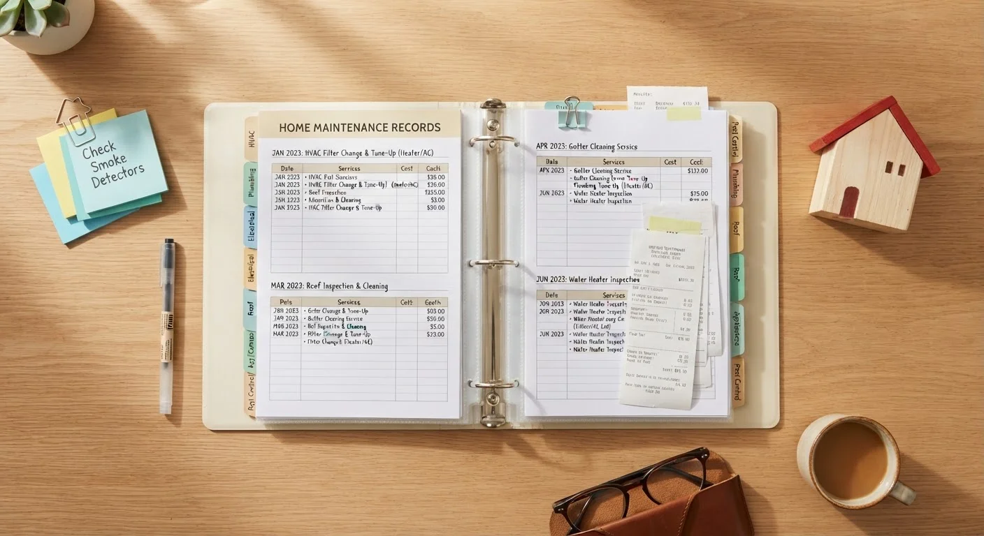 Home Maintenance Log: What to Track and How to Keep It Current
