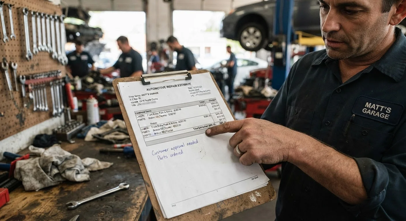 How to Read a Mechanic's Estimate Without Getting Confused