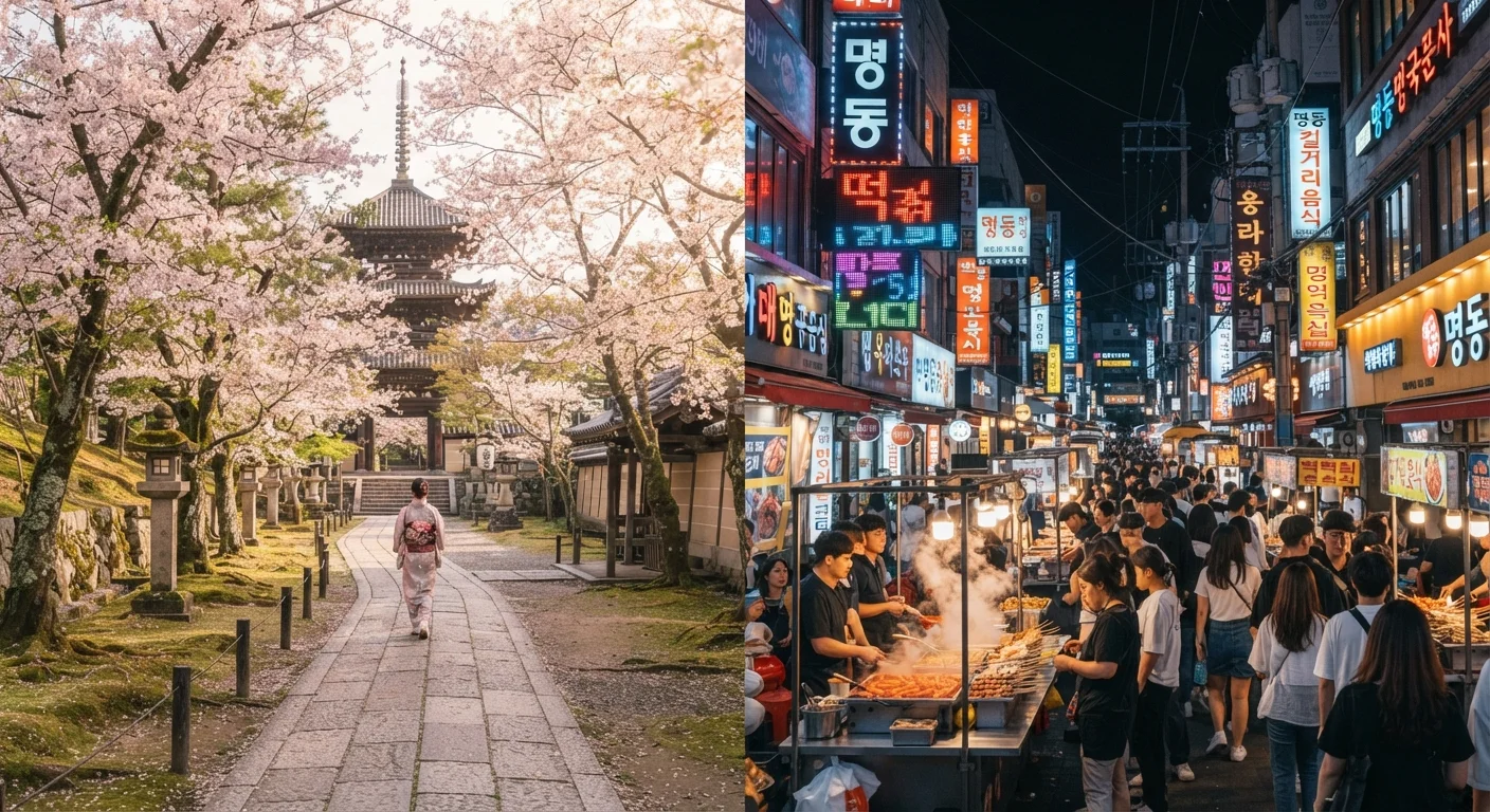 Japan vs. South Korea: Two Different Kinds of East Asian Travel
