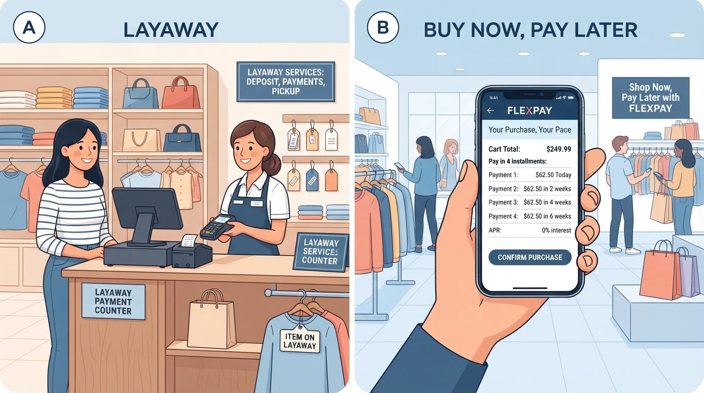 Layaway vs. Buy Now Pay Later: Two Ways to Spread Costs, Two Very Different Risks