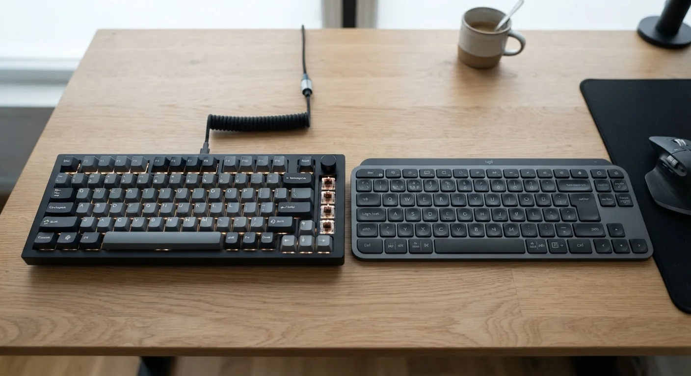 Mechanical vs. Membrane Keyboards: What Makes Typing Feel Different