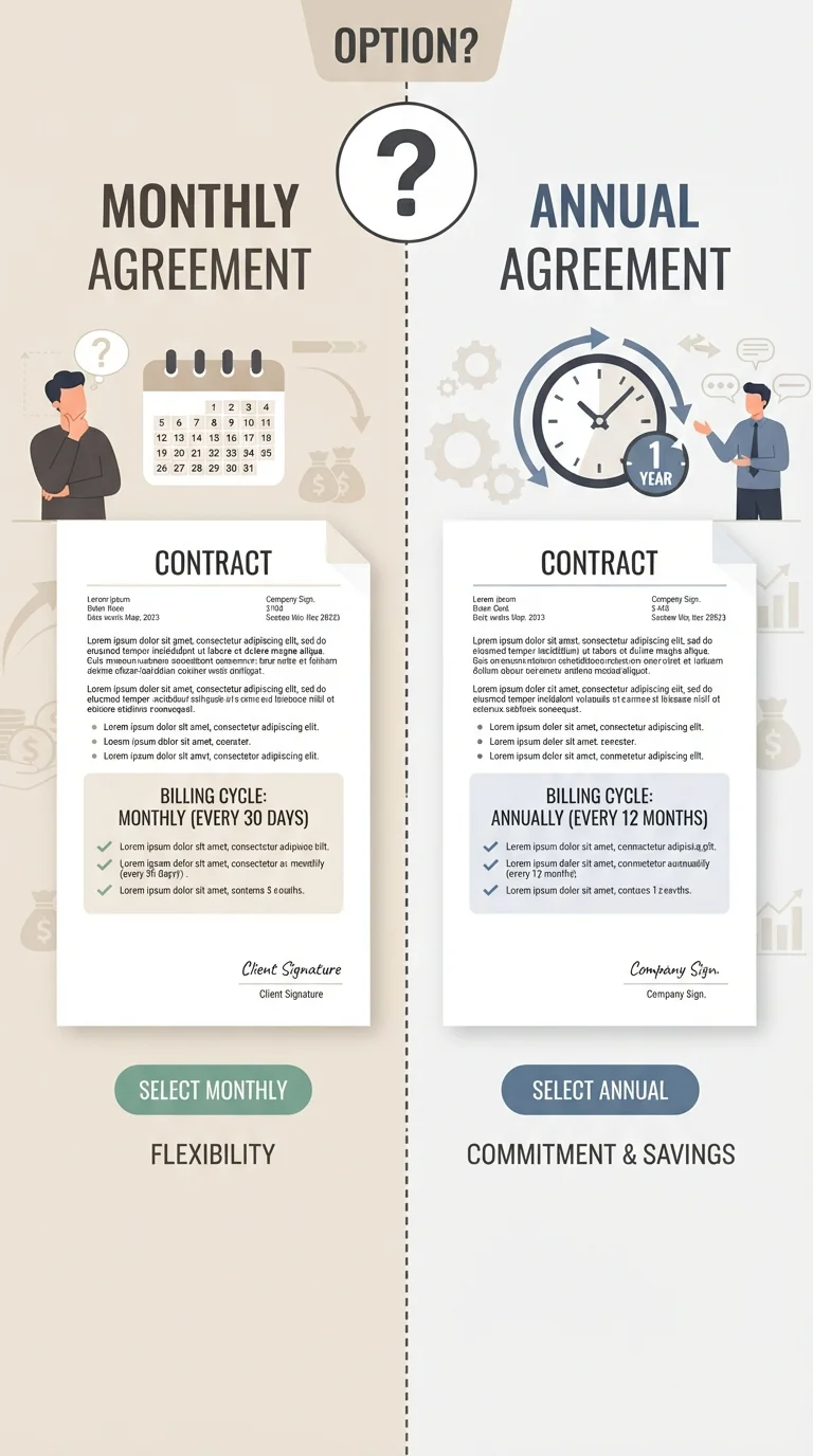 Month-to-Month Bundles vs. Annual Contracts: Flexibility vs. Price