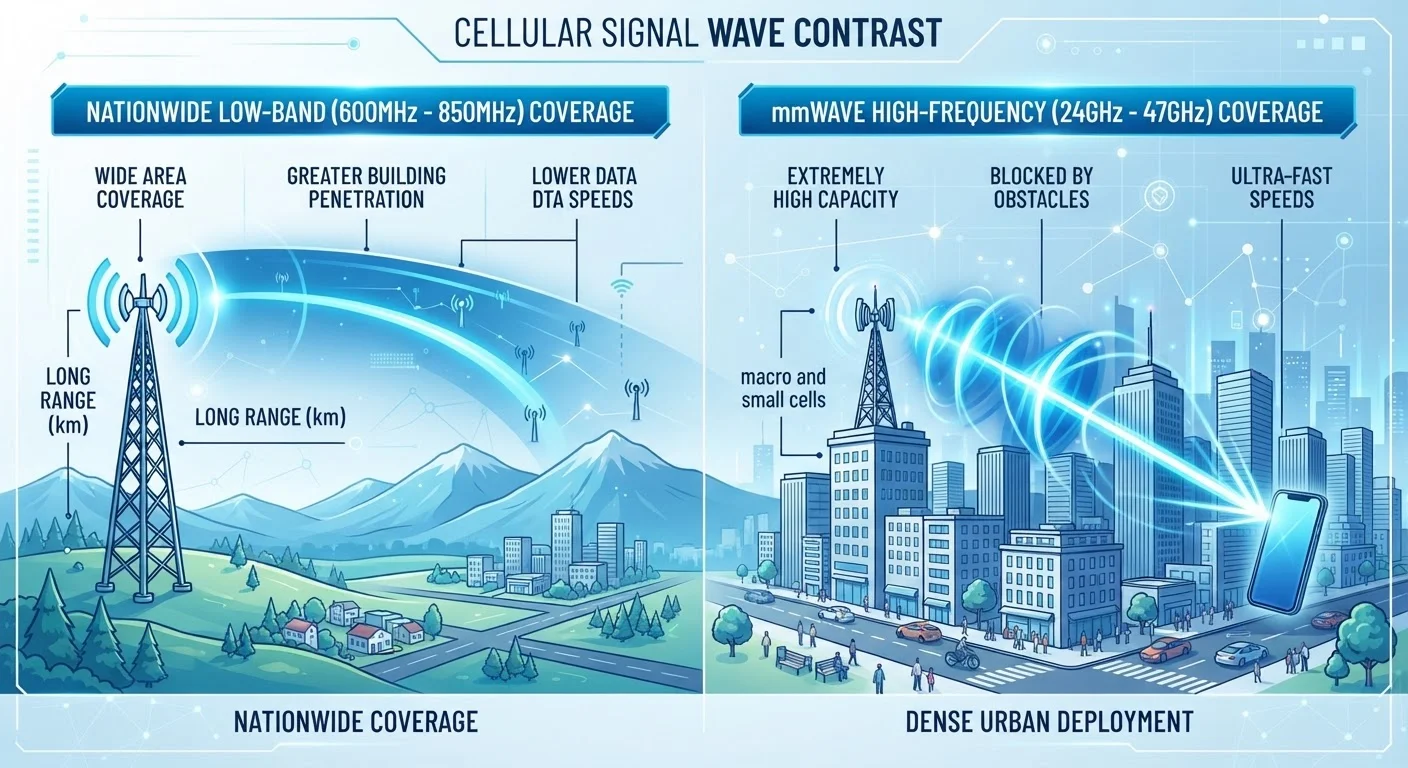 Nationwide 5G vs. mmWave 5G: Understanding the Two Very Different Signals