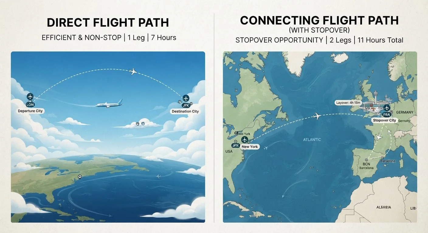 Nonstop vs. Connecting Flights: Factors Beyond Just Travel Time
