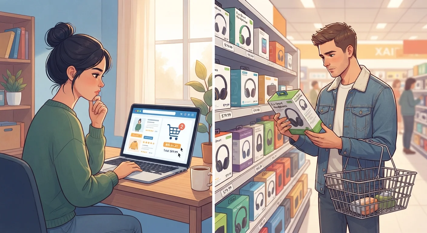 Online Shopping vs. In-Store: When Each One Actually Works Better