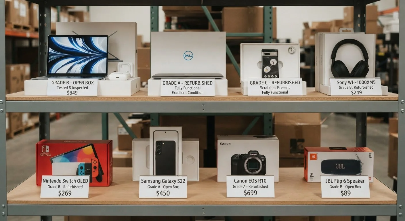 Open-Box and Refurbished Goods: What the Condition Grades Mean in Practice