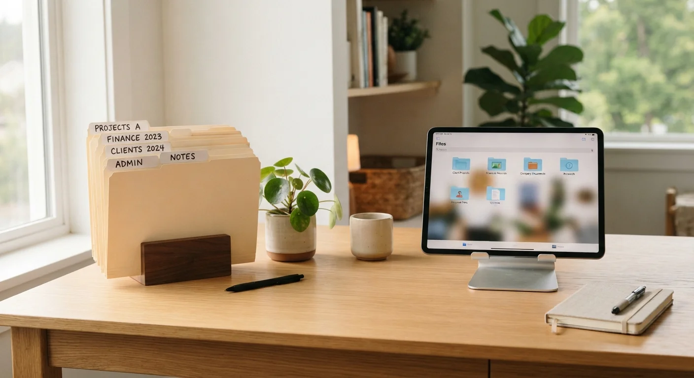 Paper Clutter vs. Digital Records: Managing Home Documents Without the Chaos