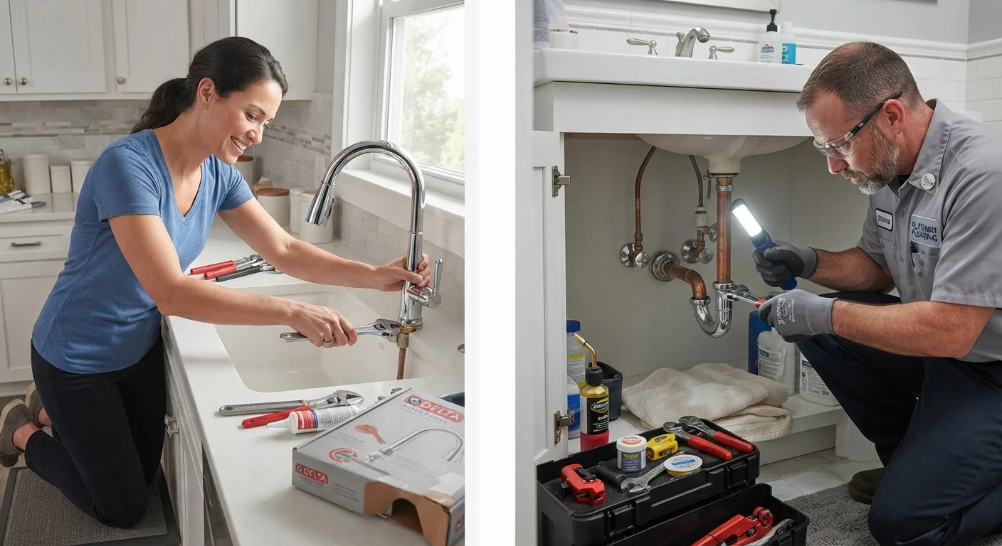 Plumbing Work You Can Do Yourself vs. What Needs a Licensed Plumber