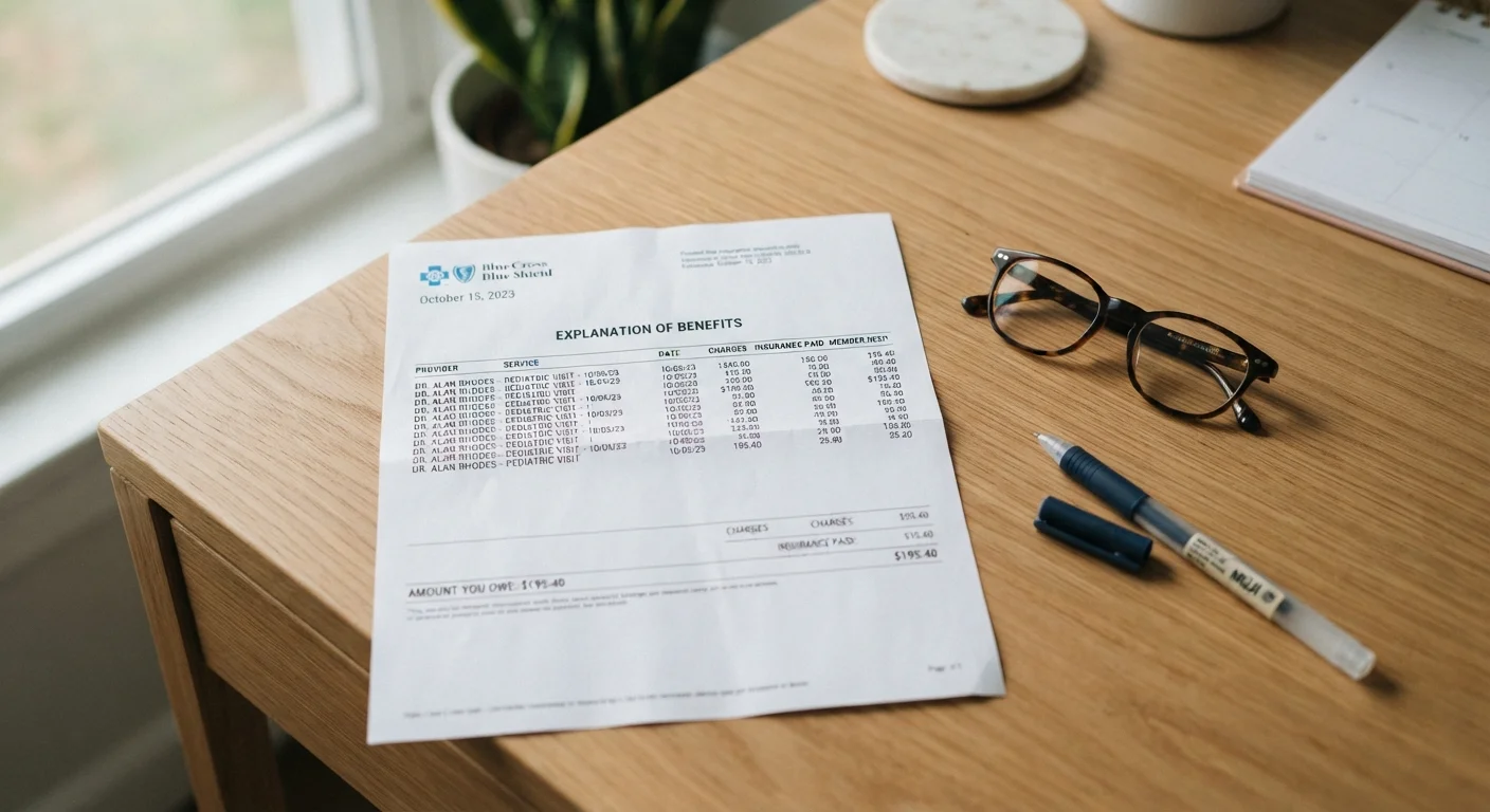 Reading an Explanation of Benefits: What Each Section Actually Means