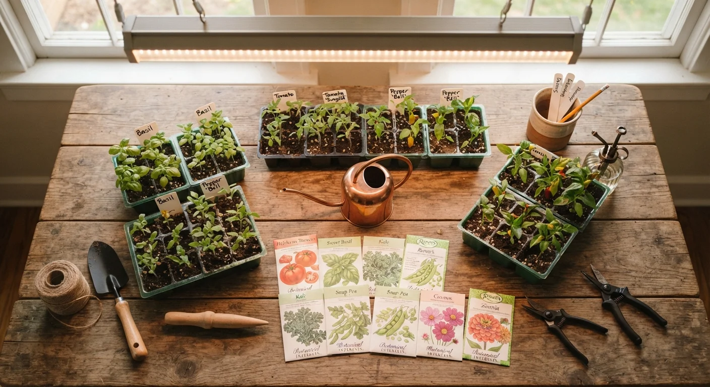 Seed Starting Indoors: Timing, Containers, and What Can Go Wrong