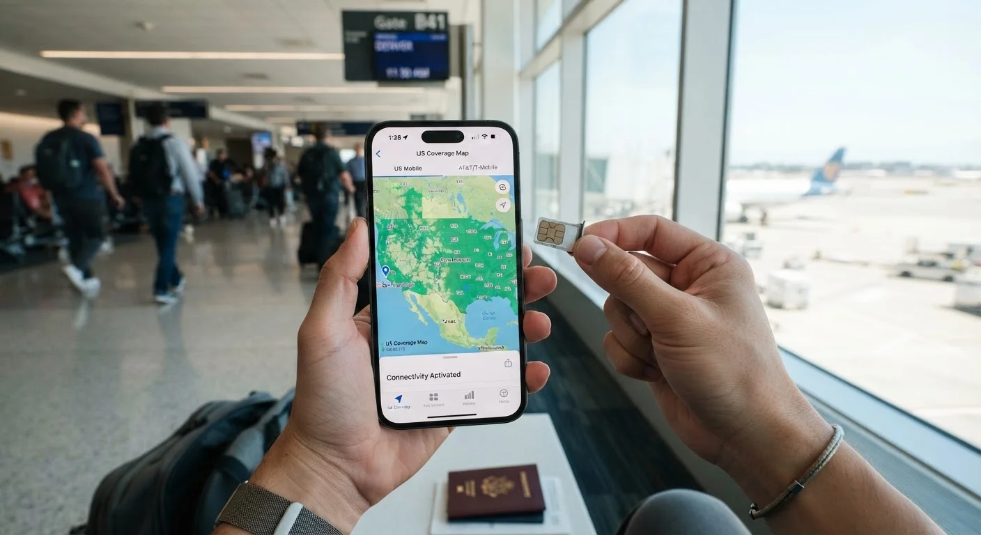 Short-Term Traveler SIM Options for Visitors to the US