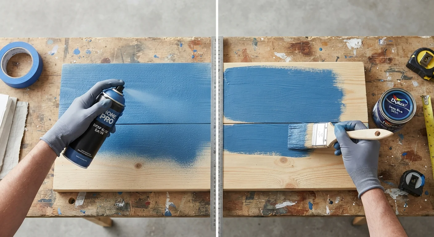 Spray Paint vs. Brush-On Paint for Home Projects: When Each Application Method Wins