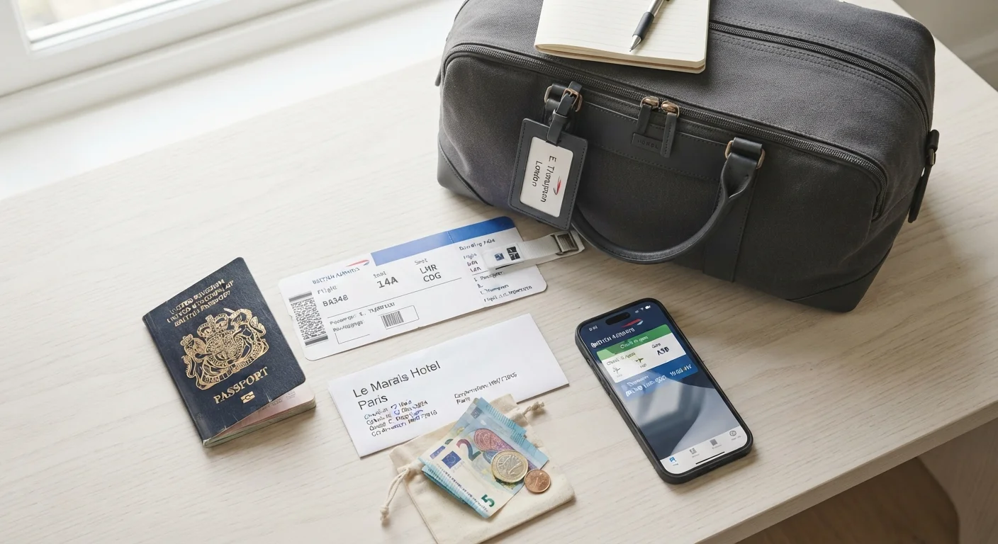 The Complete Pre-Departure Checklist for Flights and Hotel Stays