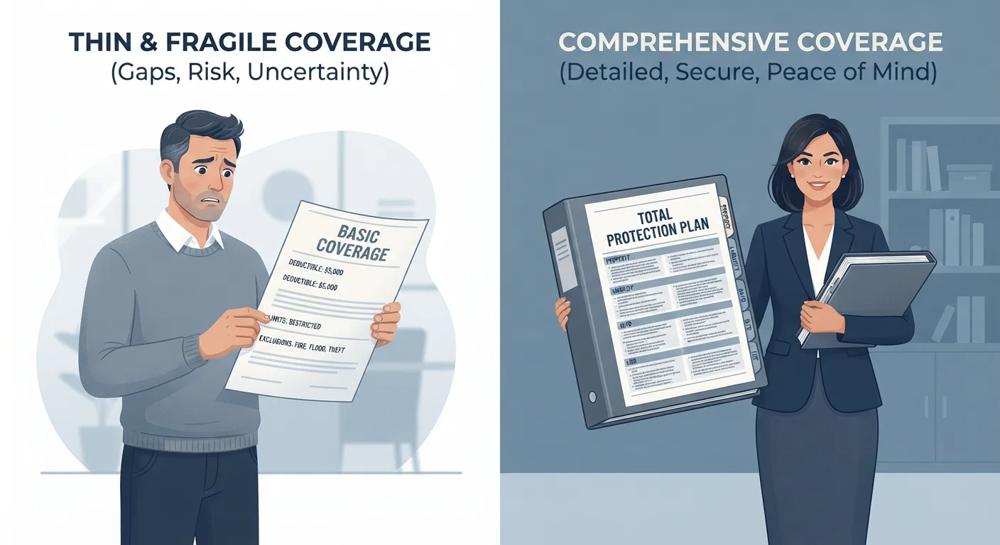 The Difference Between Being Insured and Being Adequately Insured