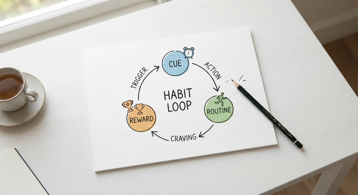 The Habit Loop: Cue, Routine, Reward — and How to Reshape It