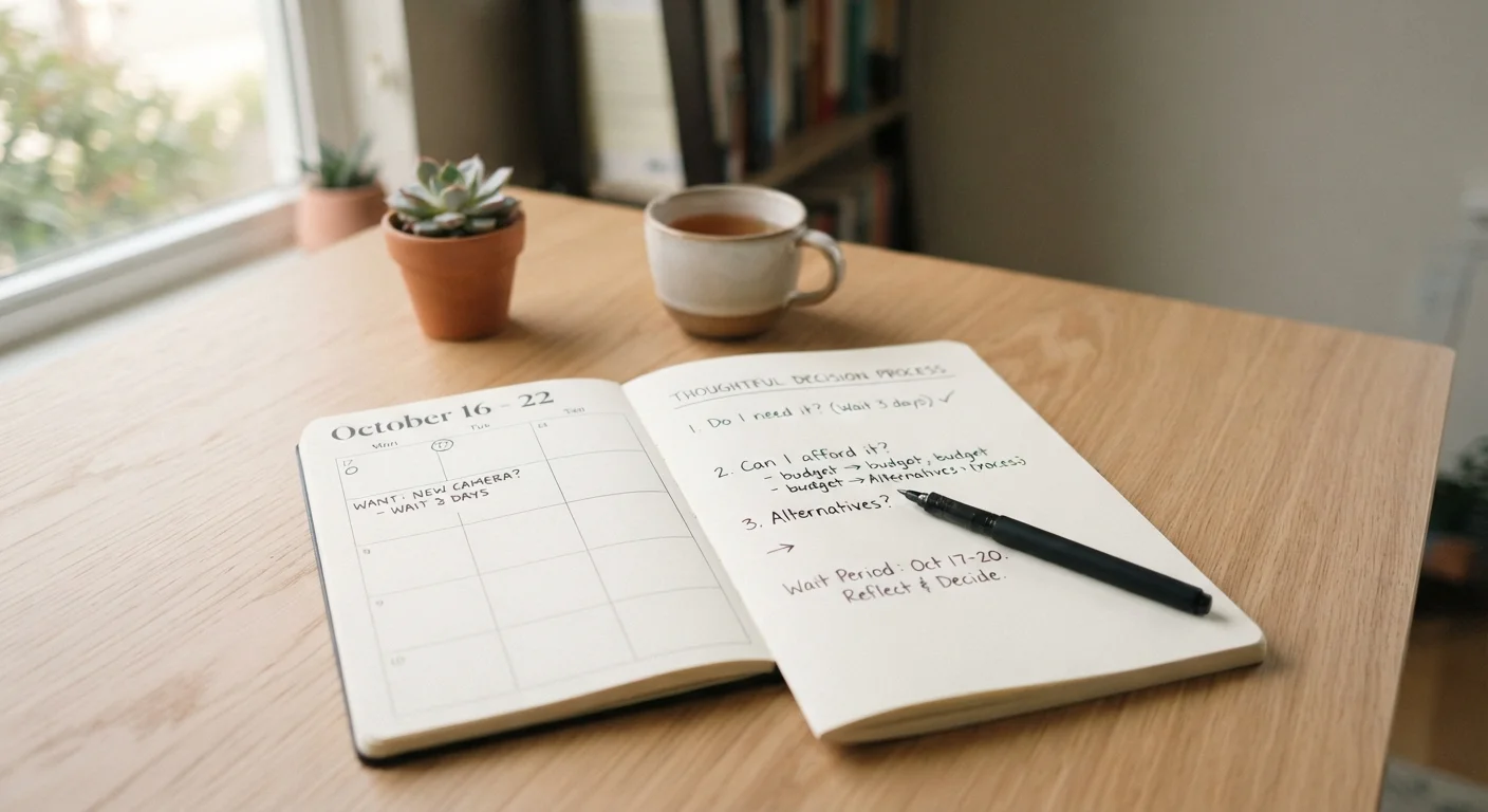 The Right Way to Use a Waiting Period Before Non-Essential Purchases