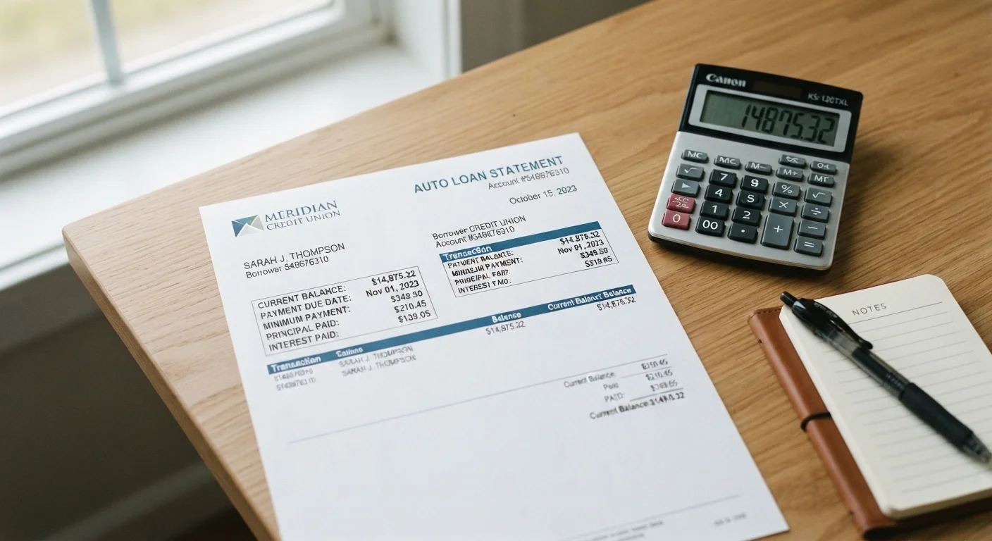 Understanding Your Auto Loan Statement: What Each Line Means