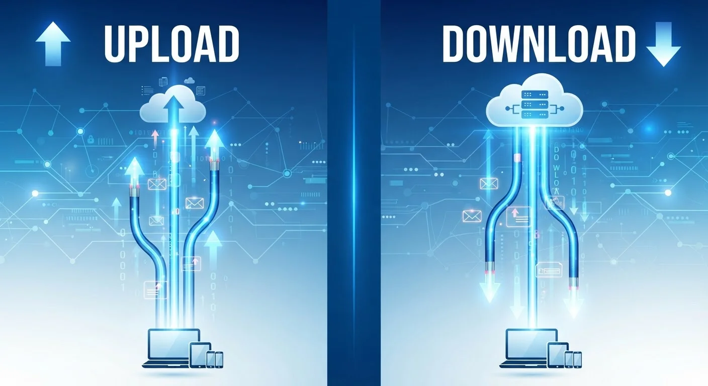 Upload Speed vs. Download Speed: Why Both Numbers Matter More Than You Think