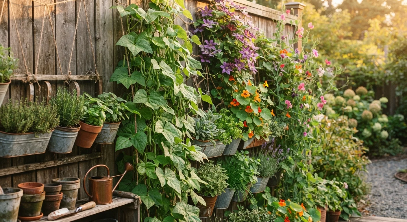Vertical Gardening: Structures, Plant Choices, and Realistic Expectations