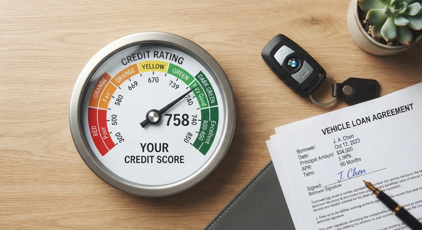 What Your Credit Score Actually Does to Your Car Loan